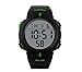 Men's Digital Sports Watch LED Screen Large Face Military Waterproof Casual Luminous Army Watch Black