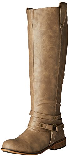 Brinley Co Women's Bailey Riding Boot Regular & Wide Calf