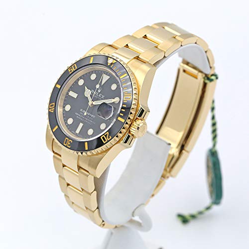 Rolex-Submariner-Yellow-Gold-Watch-Black-Dial-Watch-116618