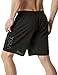 TSLA Men's (Pack of 2) Mesh Lightweight Workout Shorts HyperDri Performance w Pockets MBH22
