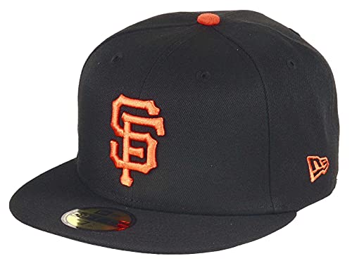 New Era San Francisco Giants MLB Cap 59Fifty Basecap Baseball Kappe Schwarz - 7 3/8-59cm (L)