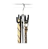 Swivel Belt Hanger - Black Friction (2-Pack), 1/4tall x 6 1/2wide