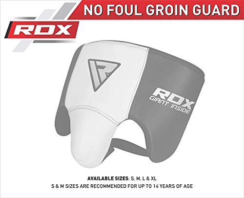 image for RDX Groin Guard for Boxing, MMA Training - Cow Hide Leather Abdo Gear 