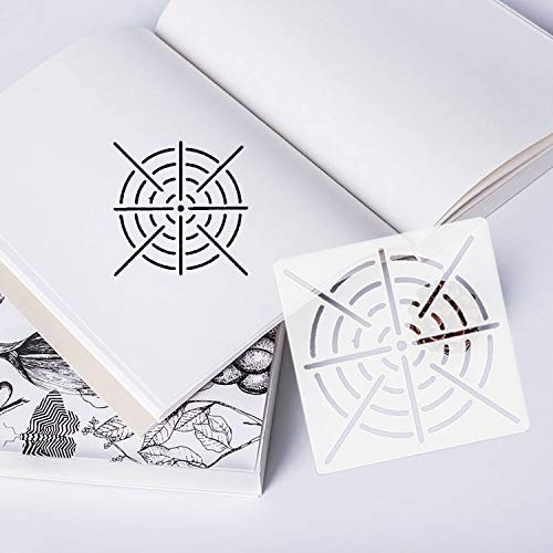 Mandala Art Tools,Mandala Painting Dotting Stencil 25PCS Mandala Painting Dotting Tools with Dotting Rods Ball Stylus Pens Stencils Paint Tray Brushes for Furniture Wood Canvas Rocks Fabric Wall Art