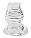 Master Series Cock Dock Full Access Tunnel Butt Plug, Clear (ad435)