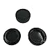 LXH (2 pack) Front Body Cap & Rear Lens Cap for Micro 4/3 DSLR Cameras & Micro 4/3 Mount Lenses (For Micro Four Third Lens, MFT) Fits Olympus E-PL5, E-PL6, EPL-7, E-PL8 E-P1/2/3 E-PL1/2/3 Panasonic