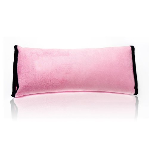 eKingstore Children Velvet Headrest Support Car Soft Safety Seatbelt
Shoulder Pad Pillow for Kids Teenager (Pink)