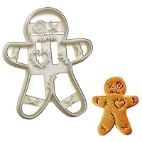 VooDoo Doll Gingerbread Man cookie cutter, 1 pc, Ideal for Halloween Party