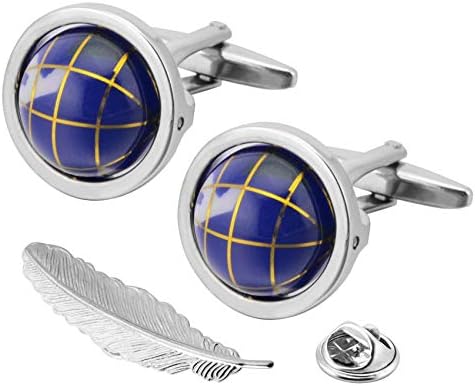 Cufflinks for Men Classic Engraved Initial Cufflinks Alphabet Letter Cufflinks Formal Business Wedding Shirts A-Z