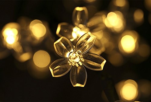 SUPOW Cherry Blossom Desk Lamp, Decorative Warm White Light, Black Branches - Thumbnail 7