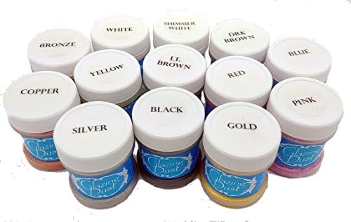 1oz Non Toxic Glazing Dust. Great for Chalk and Milk Paints and Epoxy. Black