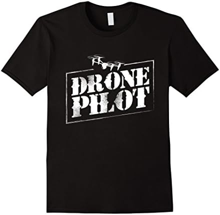Men's Drone Pilot | Quadcopter Master in Action Gift Idea t-shirt 2XL Black