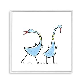 Framed Cartoon Pattern Home Artwork for Children