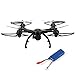 Dazhong JXD 506G Quadcopter Drone with 5.8 GHz Real-time FPV Transmission Monitor One-Key-return Headless 2.4G 4Ch 6-Axis RC Quadcopter + Extra Battery