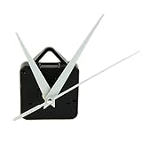 OHTOP Quartz Wall Clock Movement Mechanism DIY Repair Tool Parts Kit White Hands