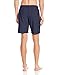 BOSS HUGO BOSS Men's Orca Solid Swim Trunk, Navy/Orange, Large