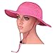 Mazo Camping Hat Outdoor Quick-Dry Hat Sun Hat Fishing Cap (Rose)
