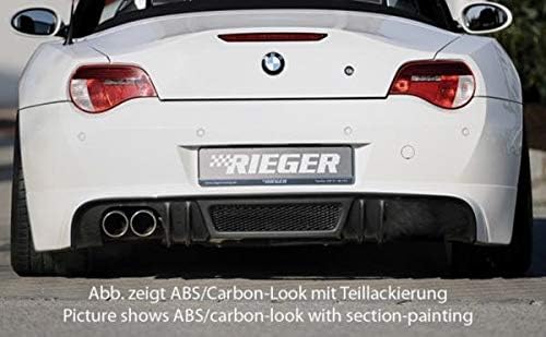 Rieger Carbon Look Rear Apron for BMW Z4 (E85): 01.06-03.09 (from Facelift)