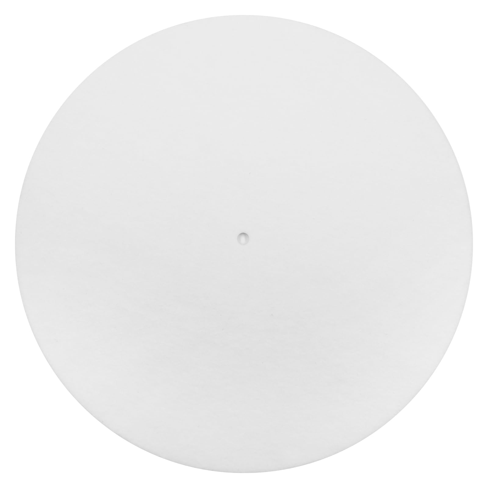 3mm Turntable Mat 12 Inch Slipmat Anti-Static for Viny Record Player High-Fidelity Audiophile Acoustic Sound Support (White)