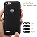 iPhone 6 / 6s Battery Case, Wesoo 2500mAh Ultra Slim iPhone 6 / 6s 4.7inch Portable Charging Case (Black)