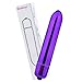 Sekmet Mini Bullet Massager, Single-Speed Vibrator Point Massager Waterproof Bullet Vibe for Women (Purple)