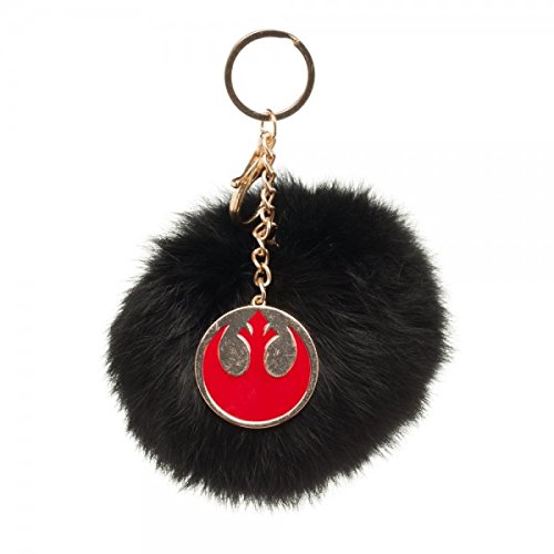 Star Wars Key Chain Furry Pom Pom Handbag Charm hk4aaystw