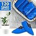 Noblees-ID Extra-Thick Large Disposable Boot, Shoe-Covers | Absolutely Waterproof, Non-slip, Non-skid | Indoor/Outdoor | Protects Carpet, Wood-Floor, kitchen from Dirt | 120 pieces
