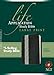 NLT Life Application Study Bible, Second Edition, Large Print, Floral TuTone (Red Letter, LeatherLike, Black/Vintage Ivory Floral)