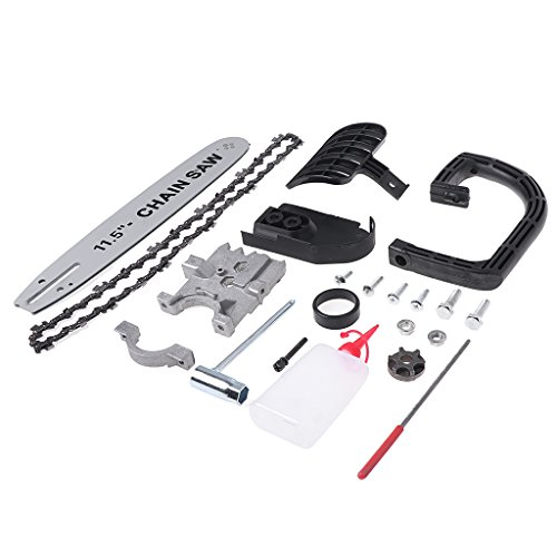 Forgun DIY Electric Saw Chain Chainsaw Stand Bracket Set Wood Cut for Angle Grinder - Thumbnail 7