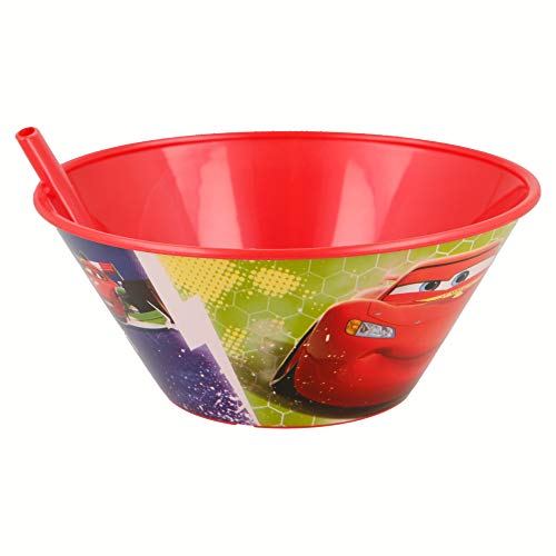 Stor, Straw Bowl 500 ml, Cars Racers Edge