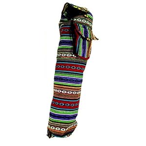 Terrapin Trading Hippy Bright Funky Fun Boho India Nepal Yoga Mat Bag Satchel Carrier Sack Holder