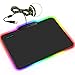 Blade Hawks RGB Gaming Mouse Mat Pad, LED Mouse Mat with Non-Slip Rubber Base, 9 Lighting Models, 14″ x 10.5″ x 0.2″ Large Computer Pad for Gamer Office Home