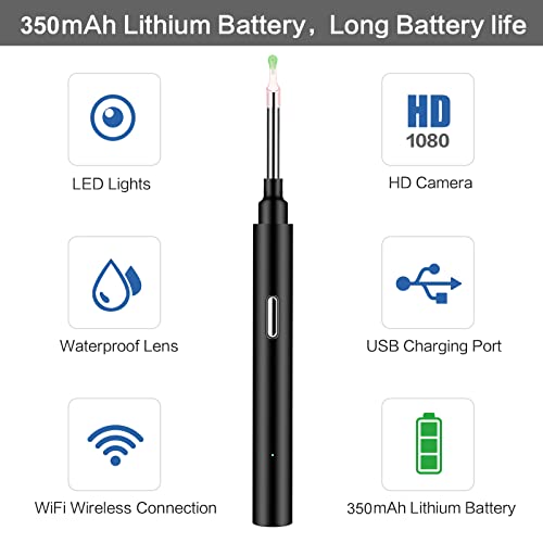 Sanvaree Ear Wax Removal with Camera, Earwax Remover Tool, Ear Cleaner