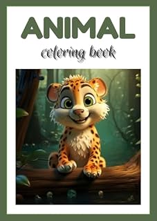 Livro Animais: Livro para colorir