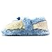 Frozen Kids A-Line Slippers (7/8 M US Toddler, Silver/Blue Elsa & Anna)