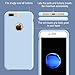 TORRAS iPhone 7 Plus Case/iPhone 8 Plus case, Liquid Silicone Rubber Slim Fit Soft Phone Case with Microfiber Cloth Lining Compatible with iPhone 7 Plus/iPhone 8 Plus, Light Blue