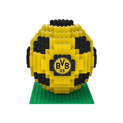 FOCO Officieel gelicentieerd product Borussia Dortmund BRXLZ XL 3D-voetbalconstructiespeelgoed