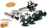 Timberline TRS-310 Multi 3-Wing 1/2-Inch Slot Cutter Router Bit Set