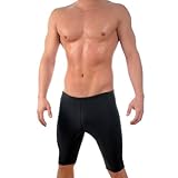 Men's Fitted Racing 3/4 Length Jammer Swimsuit By Gary Majdell Sport