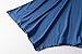 LARACE Short Sleeve Shirts for Womens Plus Size Tops Casual Summer Clothes Asymmetrical Tunic Blouses(Steel Blue 3X)