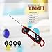 FoodOmeter Meat-Thermometer Instant Read Digital Thermometer for Grilling, BBQ, Food, Candy, Cooking and Kitchen (1 Pack)        