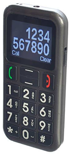 GOSO Big Button Senior Cell-Phone Unlocked Dual-Sim 2G GSM Quad Band with FM Radio, Flashlight and SOS Emergency Button