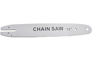 ZYNCUE 12-inch for Chainsaw Guide Bar for Replacement 12" Saw Models 12-44,507P Metal Cutting Bar,351 x 53 mm,1 pc