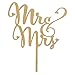 MagiDeal Mr&Mrs Wooden Cake Toppers Wedding Party Cake Decorating