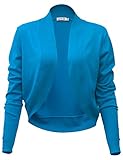 JUESE 1950's Evening Party Style Long Sleeve Shrug Bolero