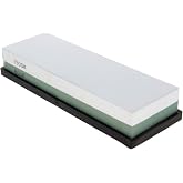 600/1500 Grit Whetstone Sharpener, Dual-Sided Water Stone | For Knives Scissors Razors Carving Tool, 1Pcs