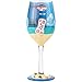 Enesco Designs by Lolita 6001311 Beach Life Wine Glass, 15 oz