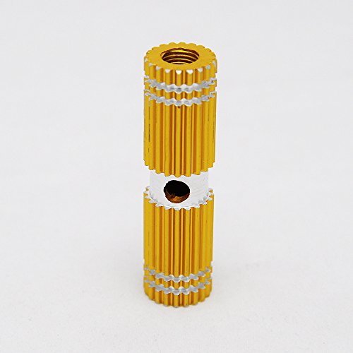 2x Children-Sized Premium Anodized Alloy Foot Pegs Fits Most Regular Bicycle Axles Gold Version (2.67in Length, 0.35in Diameter Hole, 0.75in Width) - Thumbnail 3