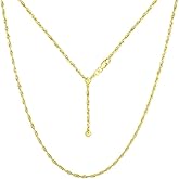 Savlano 925 Sterling Silver Solid 1.4MM Rope Adjustable Bolo 14-24 Inch Chain Necklace For Women - Made in Italy Comes With a Gift Box