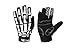 BicycleStore Men Women Slip-Resistant Bone Skeleton Racing Riding Cycling Full Finger Gloves Bicycle Bike Sports Skull Glove Plus Size M L XL (M)